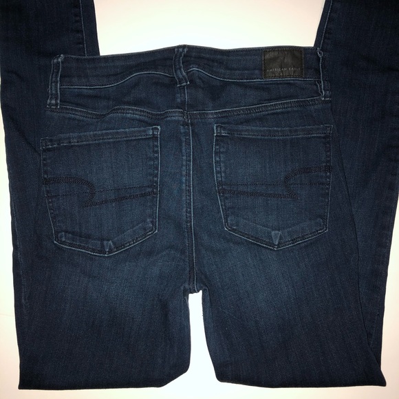AMERICAN EAGLE DARK BLUE JEANS - Picture 2 of 5